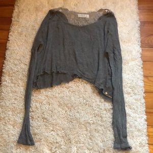 Abercrombie Top With Lace Back